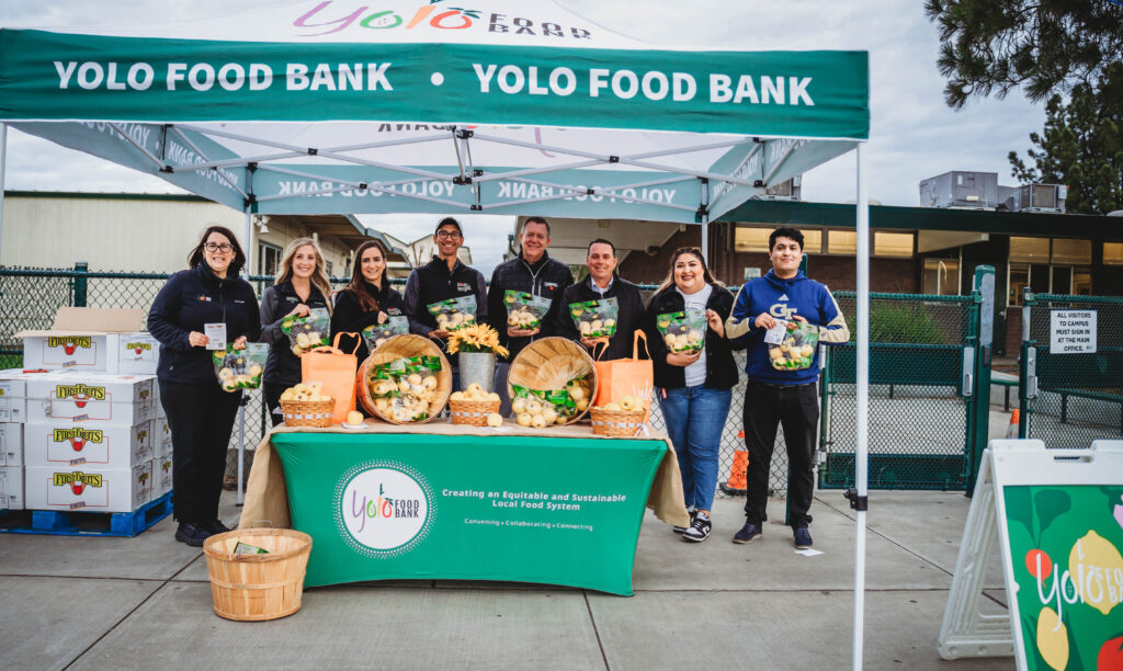 Group at Yolo Food Bank Booth